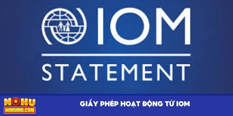 Giấy phép hoạt động từ IOM